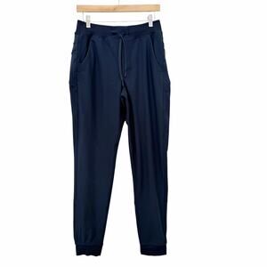 Birddogs Navy Blue Boom For Your Broomstick Lined Joggers Sz M